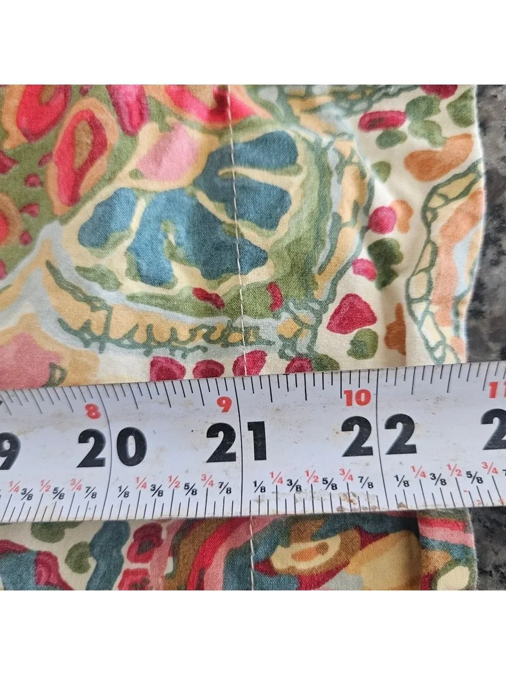 Pottery Barn Rosalie Paisley Euro Sham | Cotton | Boho Floral